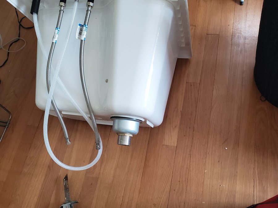 Custom plumbing finish work in a Greater Cleveland home